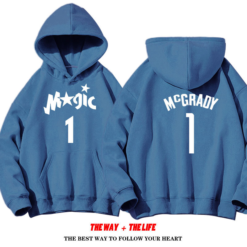 Ανδρικά Ρούχα Νο. 1 t mac tracy mac φούτερ με κουκούλα ανδρικό magic team άνοιξη και φθινόπωρο προπόνηση αθλητικό μπουφάν με κουκούλα μπάσκετ στολή tide_voghion.com
