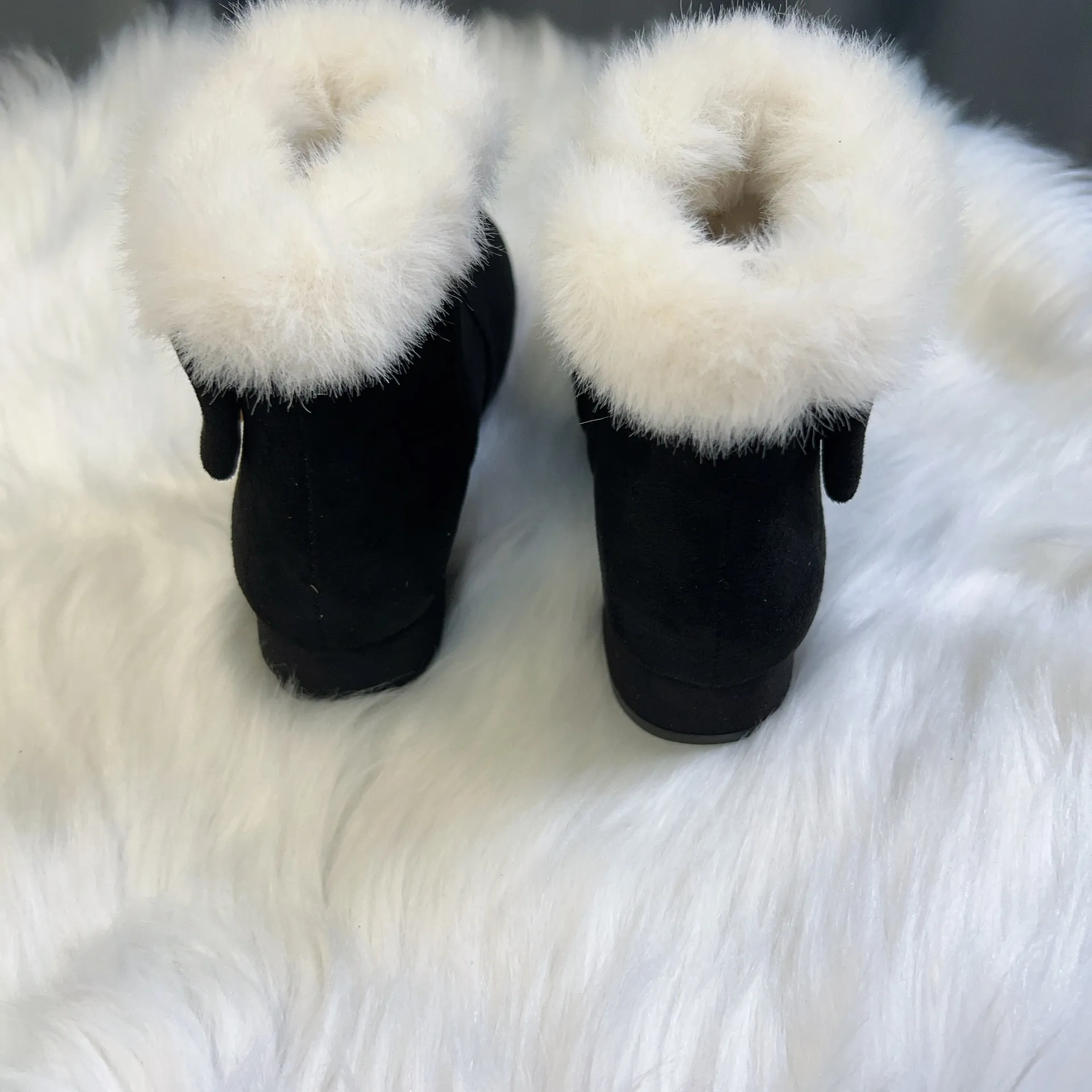 Rot Schwarz Kinder Für Mädchen Jungen Baby Dicken Schnee Stiefeletten Sapato Warme Winter Boot Baumwolle Junge Kinder Mädchen Schuhe größe_voghion.com