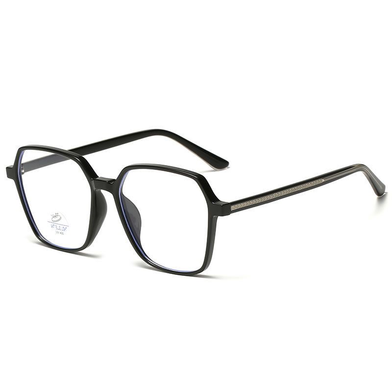 Nuovi occhiali grandi anti blu con luce piatta senza grado TR90, montatura per occhiali leggera e specchio incrociato 8280_voghion.com