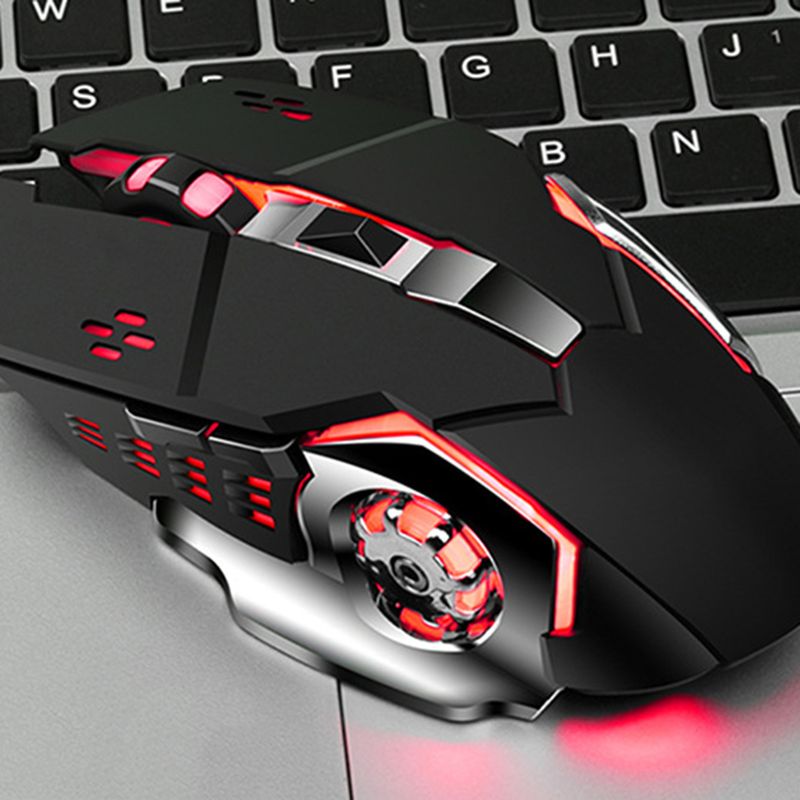 Xinweiqing Wired USB LED Optical ABS Colorful Lights Effect Mechanical Gaming Mouse for PC Laptop Gamer_voghion.com