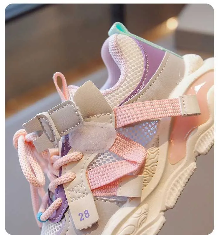 Atletische Outdoor Kinderen Mesh Ademend TPR Casual Sneakers Sport Peuter Jongens Meisjes Hardloopschoenen Kinderen Tennis 36_voghion.com