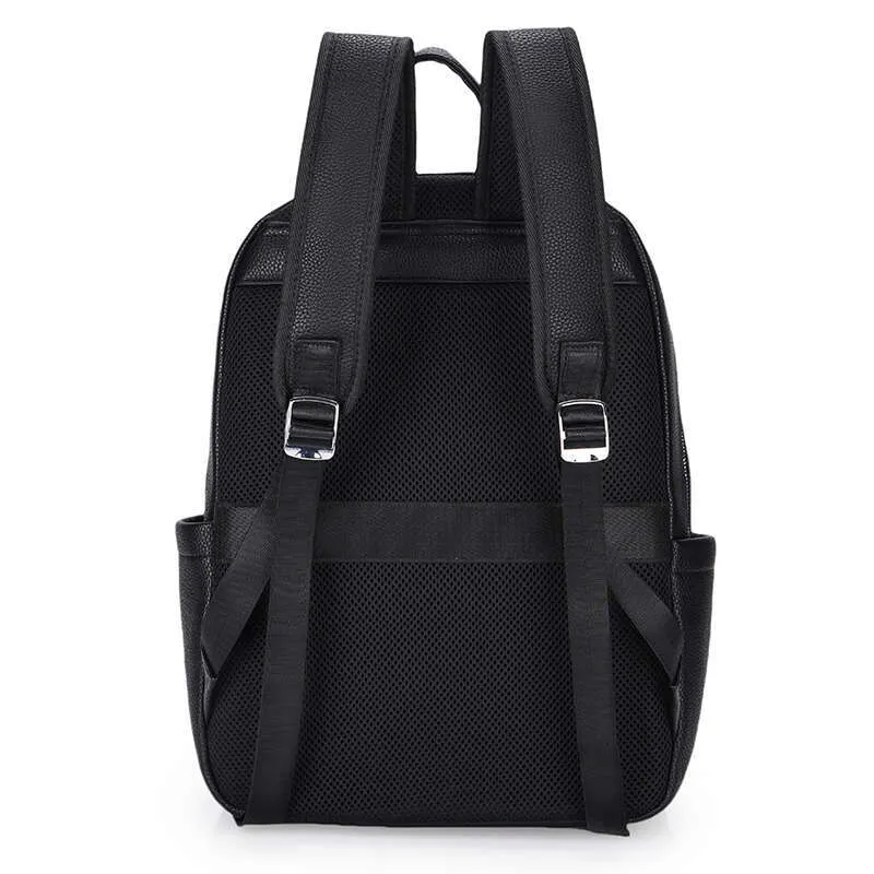 Großer Leder Reise Rucksack Für Damen Und Herren Mit Vielen Fächern_voghion.com