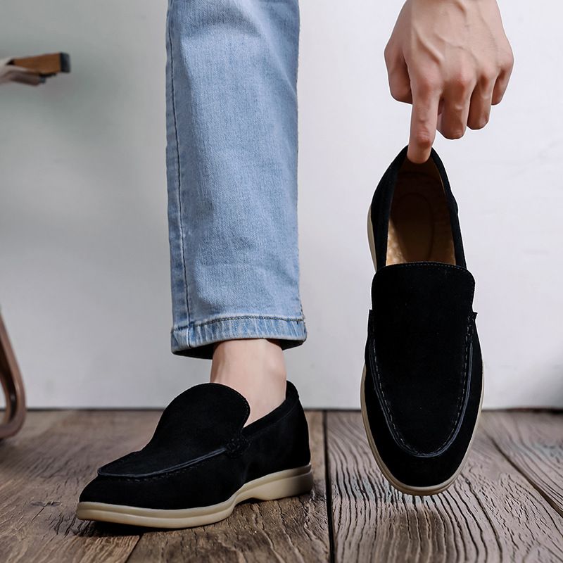 Herbstneue Low-Cut Loafer für Herren aus Wildleder - Stilvoll und bequem_voghion.com
