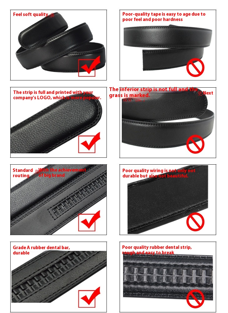 New Hot Selling Belt for Men's Imitation Needle Buckle Automatic Buckle Belt Size Three Good Leather Cowhide Belt_voghion.com