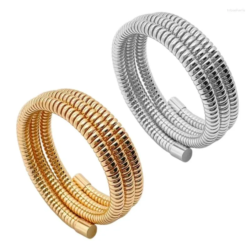 Bangle 2024 Waterproof Wrap Bracelet Opening Bangles Fashion Cuff Elastic_voghion.com