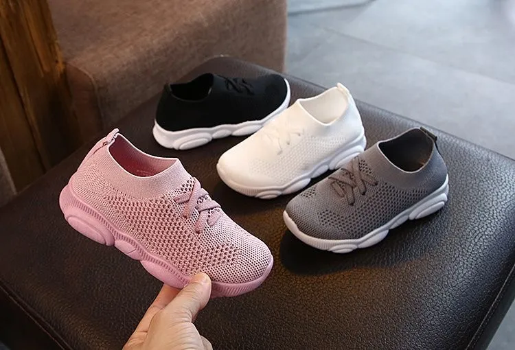 2025 New Kids Anti-slip Soft Rubber Bottom Baby Sneaker Casual Flat Sneakers Children Kid Girls Boys Running Sports_desvips.com