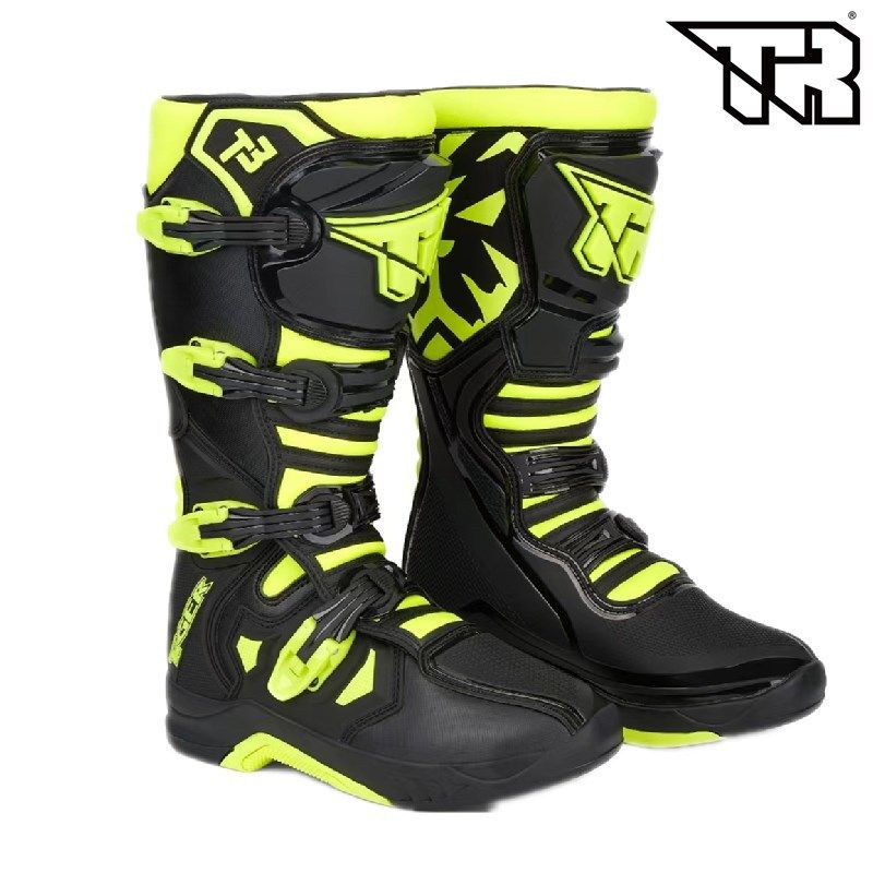 Botas de proteção profissional para motocross Novas botas de proteção para motocross_voghion.com