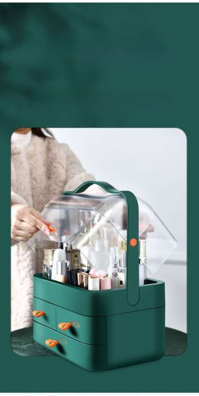 Stofdichte opbergdoos voor cosmetica, internetberoemde plank, ladestijl desktop huidverzorgingsproducten, huishoudelijke lippenstift_voghion.com
