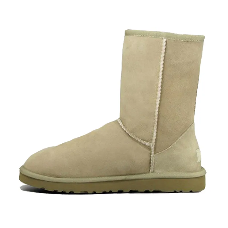Boots Australia Designer Womens Girls Ankle Winter Snow Boot Slip-On fur Leather Ladies Booties Bailey Bow Chesut Black_voghion.com
