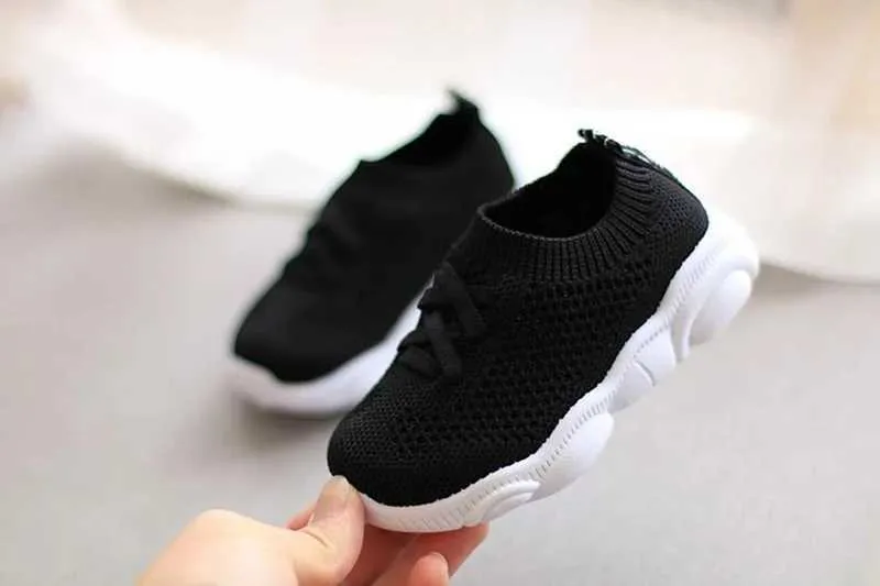 Zapatillas deportivas antideslizantes de suela blanda para bebés, informales, planas, tallas para niños, primavera y verano, M241016_voghion.com