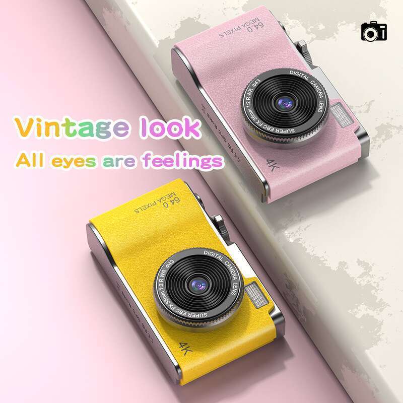 CCD High-definition Digitaal voor beginnende studenten, Mini voor- en achtercamera met dubbele opname, cadeau_voghion.com