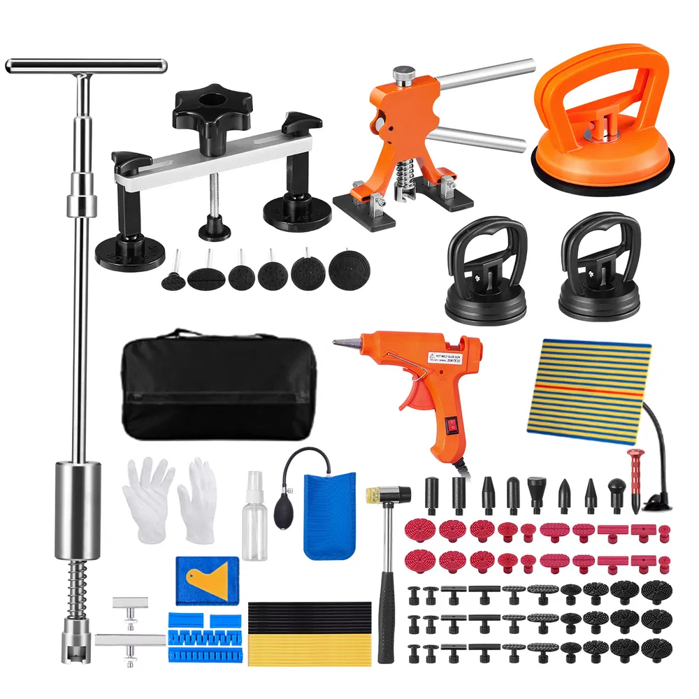 Kit di riparazione per rimozione grandine senza vernice, estrattore ammaccature per carrozzeria, sollevatore ponte_voghion.com
