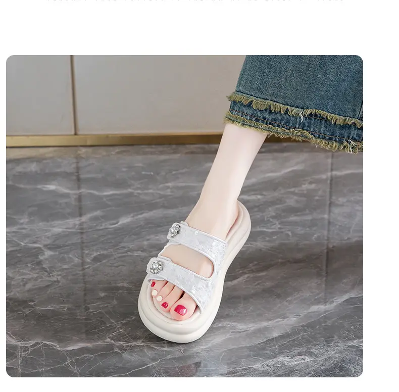 Pantofole donna eleganti ciabatte alla moda per casa e mare_voghion.com
