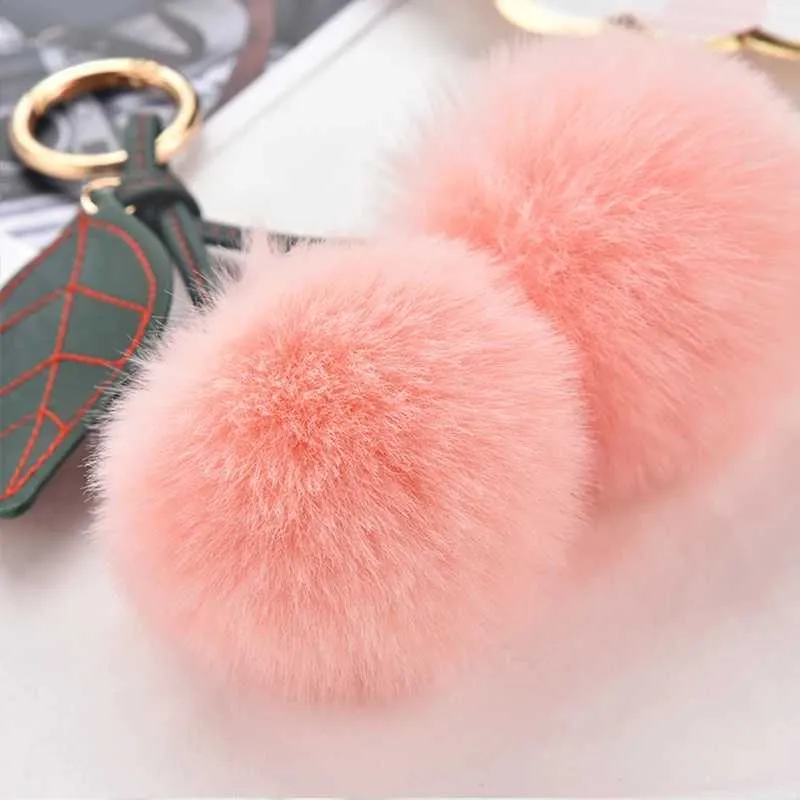 Cherry Plüschtier New Kaii Flauschiger Cartoon-Schlüsselanhänger Geschenk für Kinder Damen Taschenanhänger Rucksack Autoschlüssel Zubehör_voghion.com