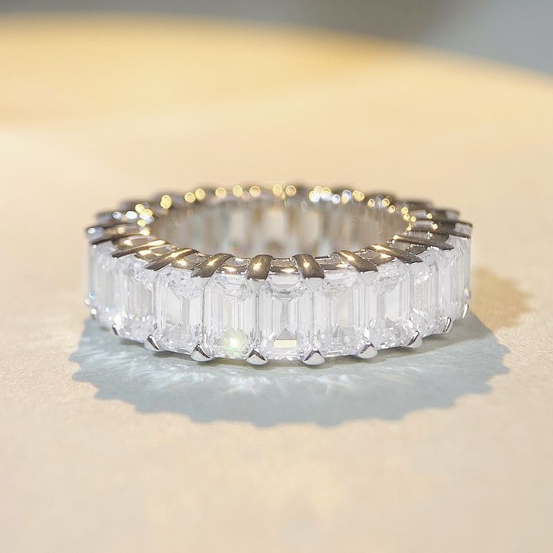 Anello Tancise S Sterg Sier Row da donna con taglio a pagoda in acciaio ad alto tenore di carbonio HW_voghion.com