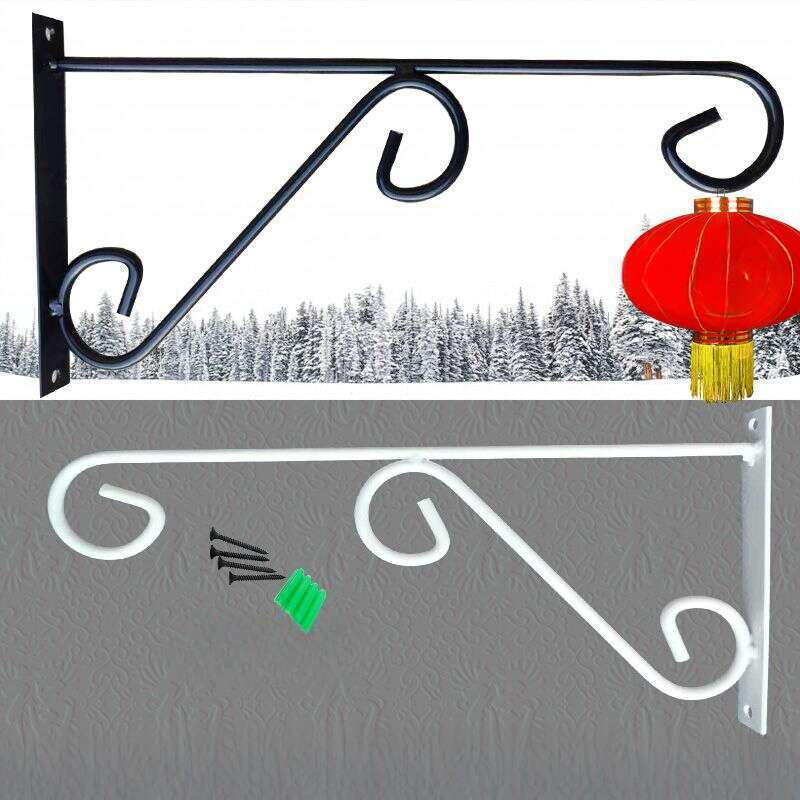 Tasso di recensioni positive del 96%: staffa, portafiori da esterno per balcone, cestino da parete in ferro battuto, gabbia per uccelli da parete, edera verde_voghion.com