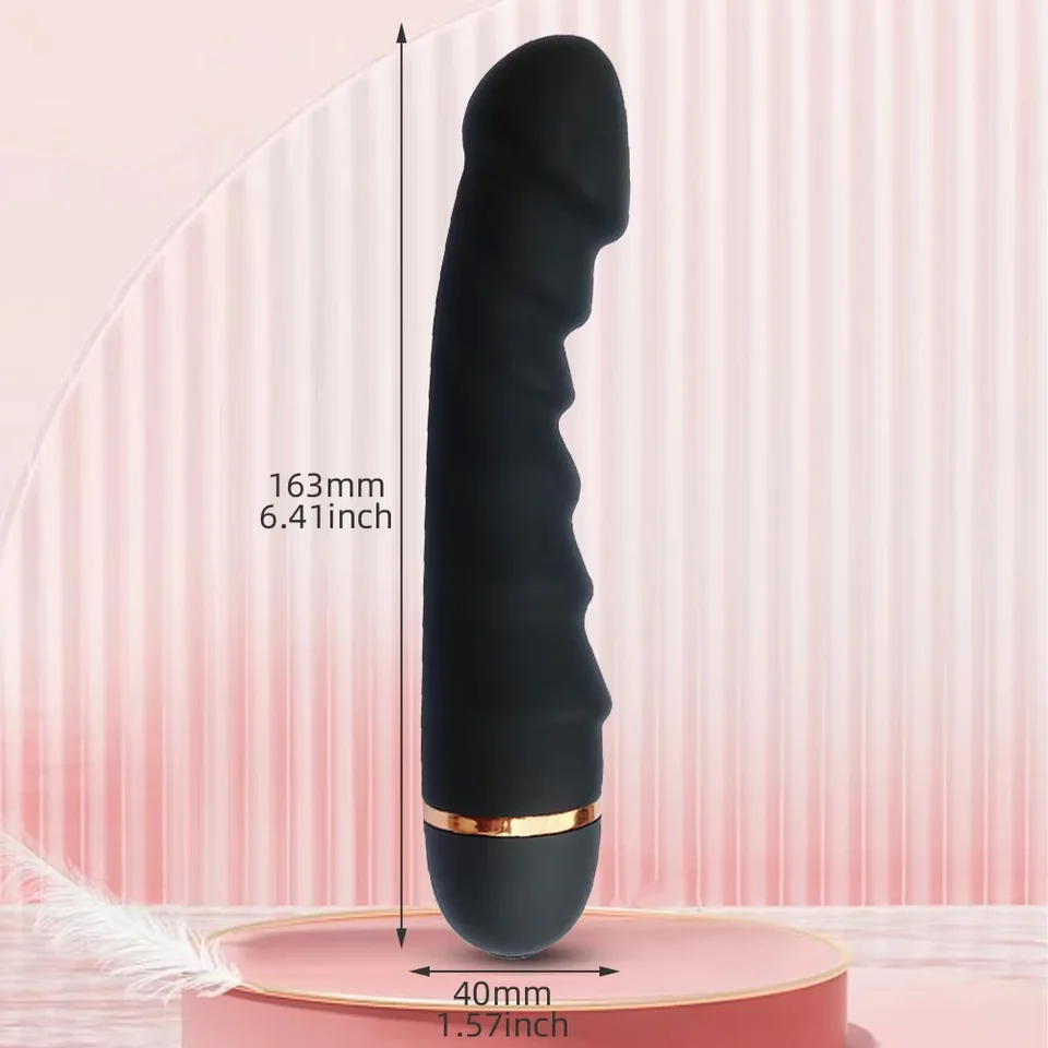 Realistischer Silikonvibrator Mit 20 Modi Für Die Stimulation_voghion.com