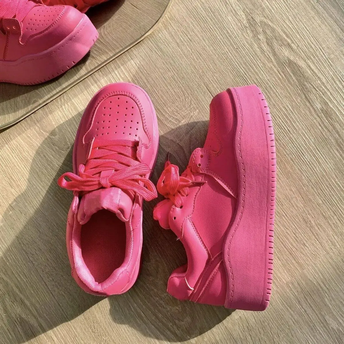 Scarpe platform donna sneakers sportive con suola alta_voghion.com