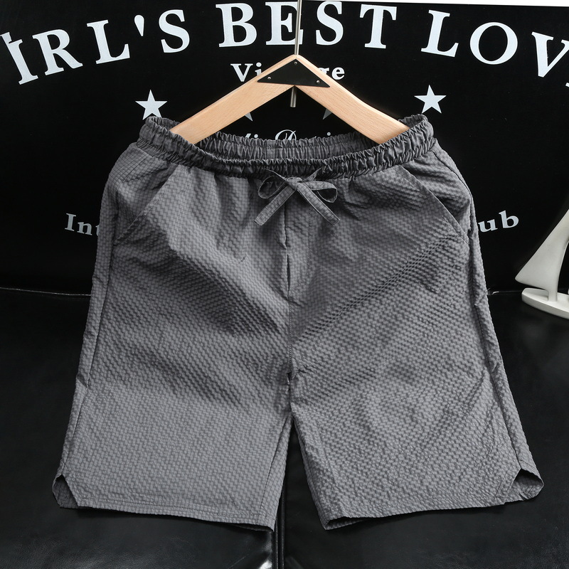 Quality summer beach casual running sports shorts 5-point straight leg pants for men_voghion.com