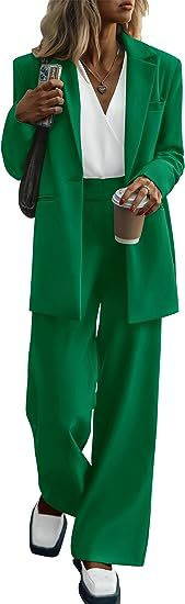 Professional Pant Suit For Women Elegant Office Trouser Set_voghion.com