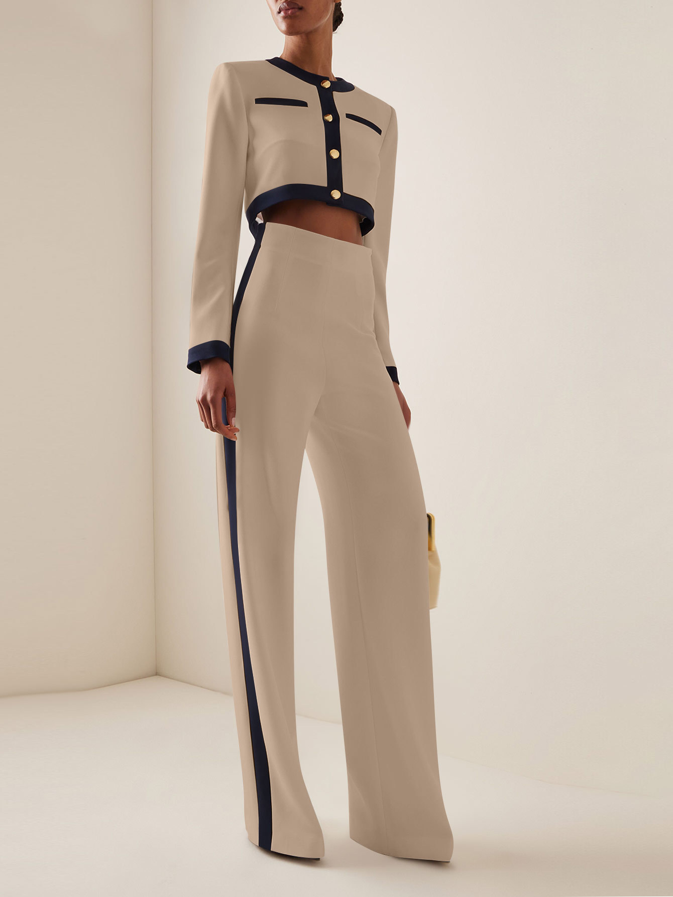 Women's Fashion Color Matching Temperament Professional Suit Women's Clothing_voghion.com