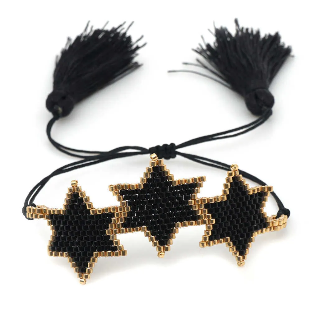 Go2boho Miyuki-Armband Femme Sternarmbänder Frauen Schmuck Mexikanisches Herz Pulseras Geschenk für Sie Handgewebtes Strandarmband_voghion.com