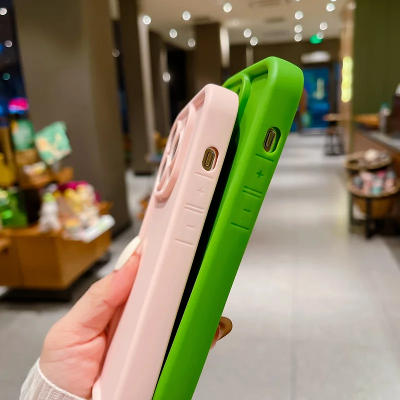 Paredzēts 15 futrāļiem uz Candy Color silikona mīkstā vāciņa iPhone 14 PLUS 11 12 Pro XS XR Max 13 15pro kameras aizsargvāciņam_voghion.com