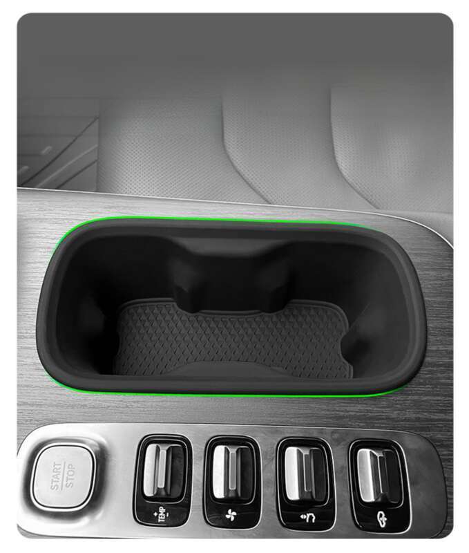 Potrivit pentru Xiaomi SU7 suport pentru pahar de apă încărcare wireless silicon protecție pad cutie de depozitare auto modificare interioară_voghion.com