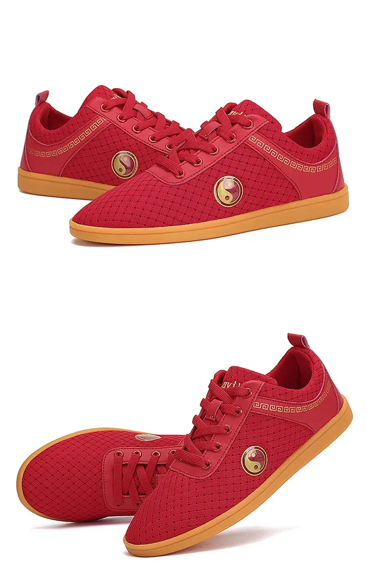 Chaussures d'arts martiaux unisexes pour adultes, exercices traditionnels chinois, Tai Chi, Kung Fu, performance en équipe, match, hommes et femmes_voghion.com
