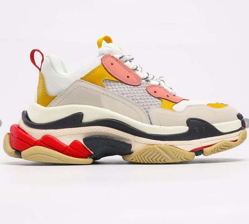 Platform Sneakers For Men Casual Shoes Paris Style White Shoes_voghion.com