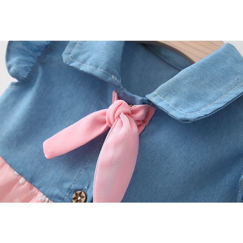 Infant Dress Summer New Pattern Baby Girl Little Flying Sleeve Dress Cartoon Rainbow Star Unicorn Children's Clothing_voghion.com