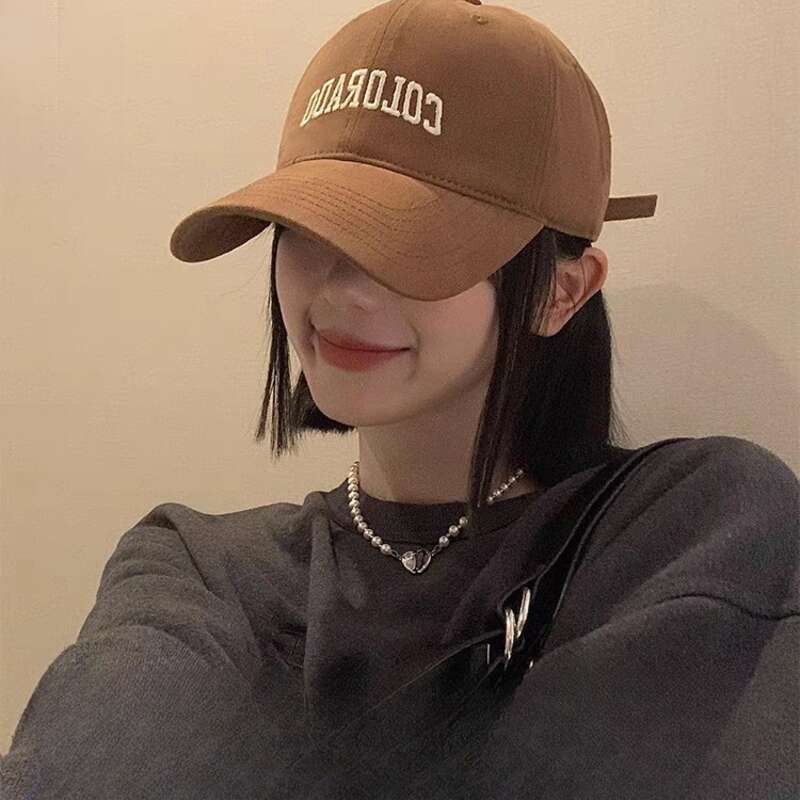 Korean Version Of The Letter Baseball Women, Deepening The Hard Top, Large Head Circumference, Small Face, Sun Protection,_voghion.com