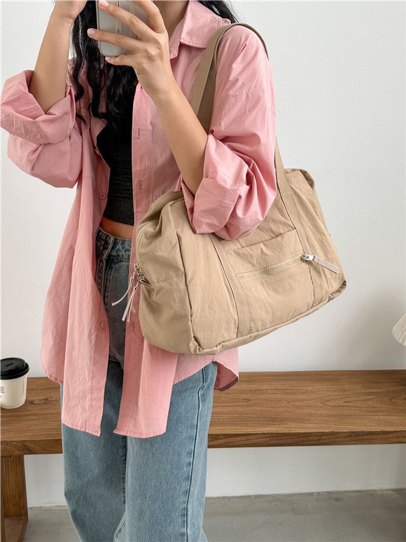 Tragetasche Damen Reißverschluss, Turntasche mit Fächern, Laptop-Arbeitstasche, Krankenschwester-Tanz-Yoga-Tasche für_voghion.com