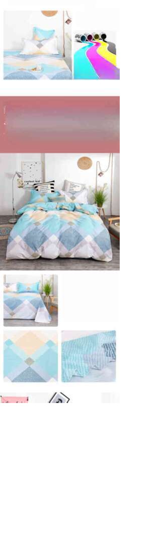 Roupa de cama escovada, lençóis de solteiro domésticos, lençóis de dormitório estudantil_voghion.com