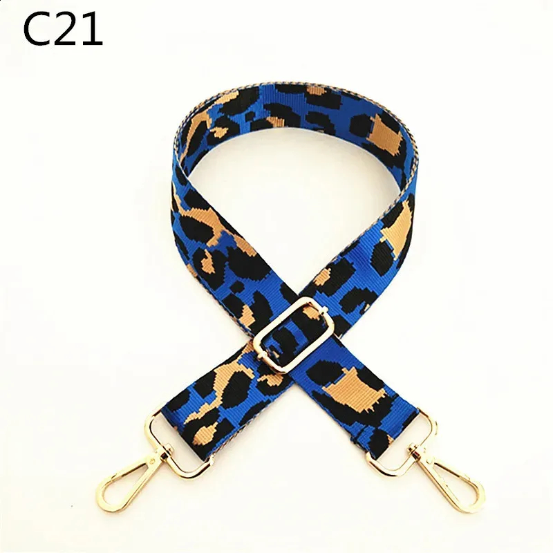 3.8cm Leopard Print Narrow Shoulder Strap Adjustable Womens Belts Replacement Bag Accessories 240805_voghion.com