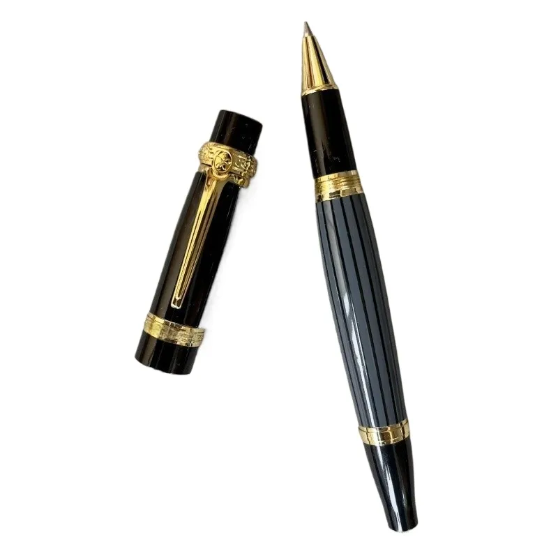 engros Engros Luksus Monte Black Resin And Crystal Star Roller Ball Pen / Kulepenn / Fyllepenn Business Office Stationery Gift Bn025_voghion.com