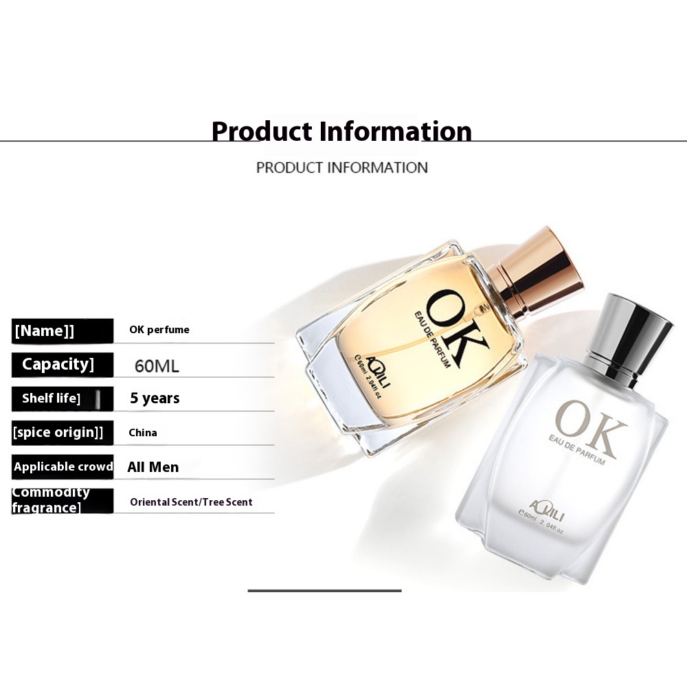 Nuovo profumo 2024 Baimeng OK Gulong Profumo per uomo e donna Unisex Attrazione Profumo duraturo 60ML_voghion.com
