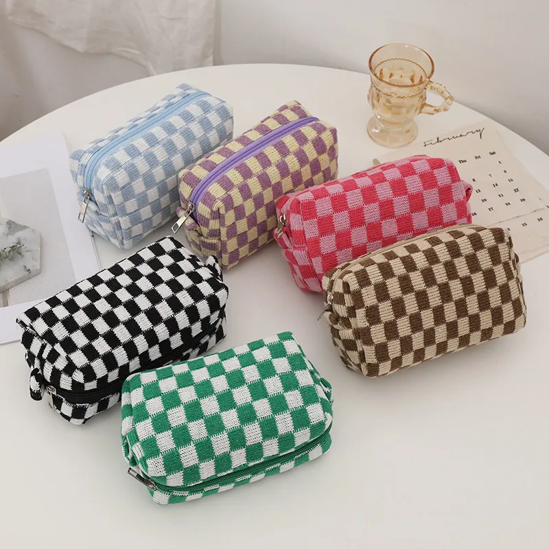 Trousse de maquillage de voyage portable et mignonne pour femmes, trousse de toilette pour filles en voyage_voghion.com