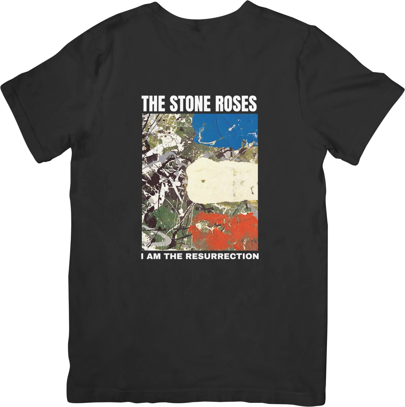 T-shirt the stone roses in cotone unisex per uomo e donna_voghion.com
