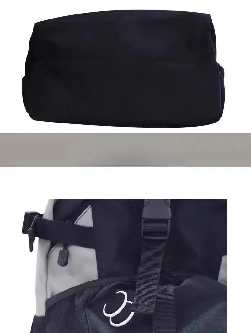 Casual Patchwork Backpack Contrast Colour Vintage School Bag_voghion.com