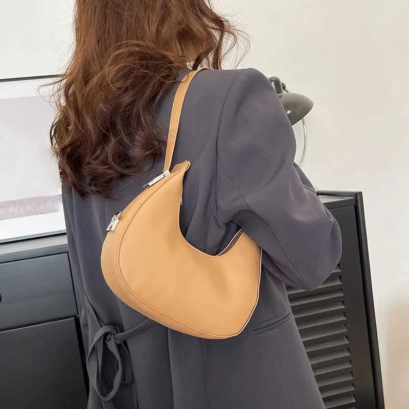 Borsa a tracolla semplice da donna in pelle PU con tracolla alla moda Y241115_voghion.com