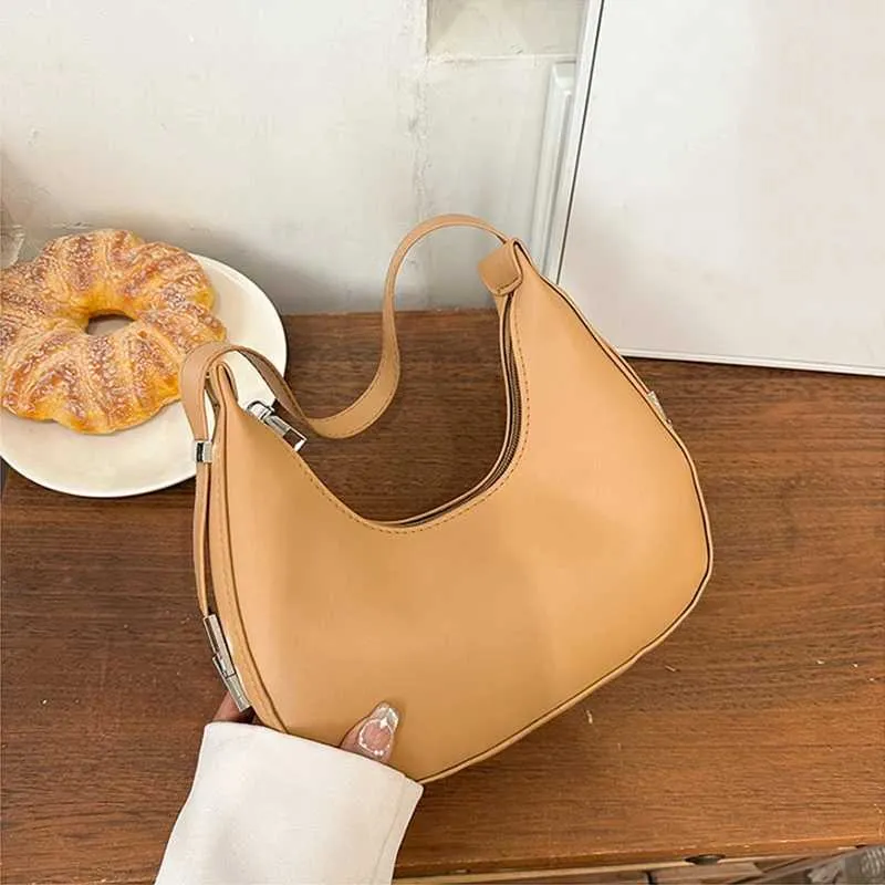 Borsa a tracolla semplice da donna in pelle PU con tracolla alla moda Y241115_voghion.com