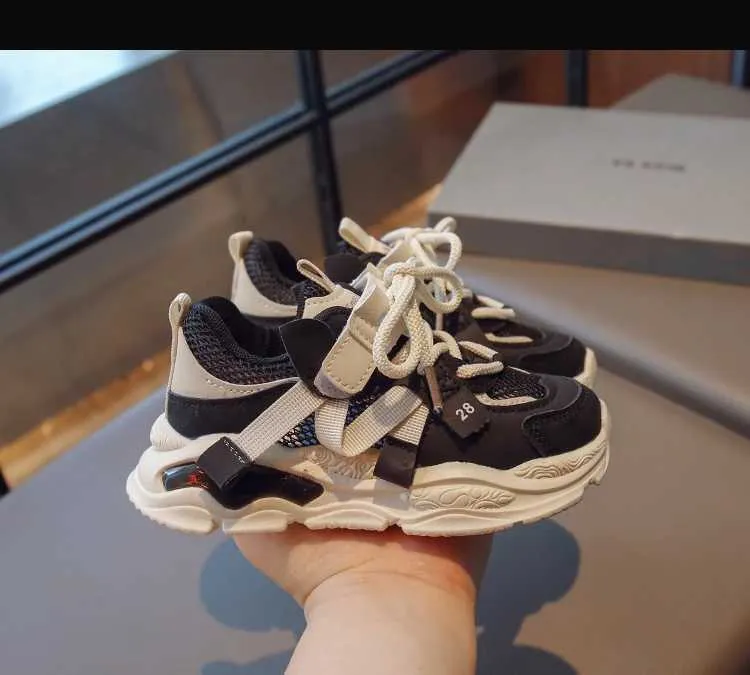 Atletische Outdoor Kinderen Mesh Ademend TPR Casual Sneakers Sport Peuter Jongens Meisjes Hardloopschoenen Kinderen Tennis 36_voghion.com