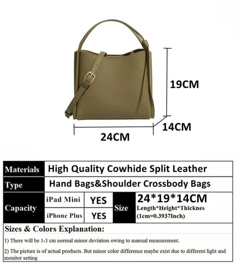 Sacs à main fourre-tout en cuir véritable de vachette Hifashion pour femmes 2024 Tendance Designer Panier Petit sac à bandoulière pour dames_voghion.com