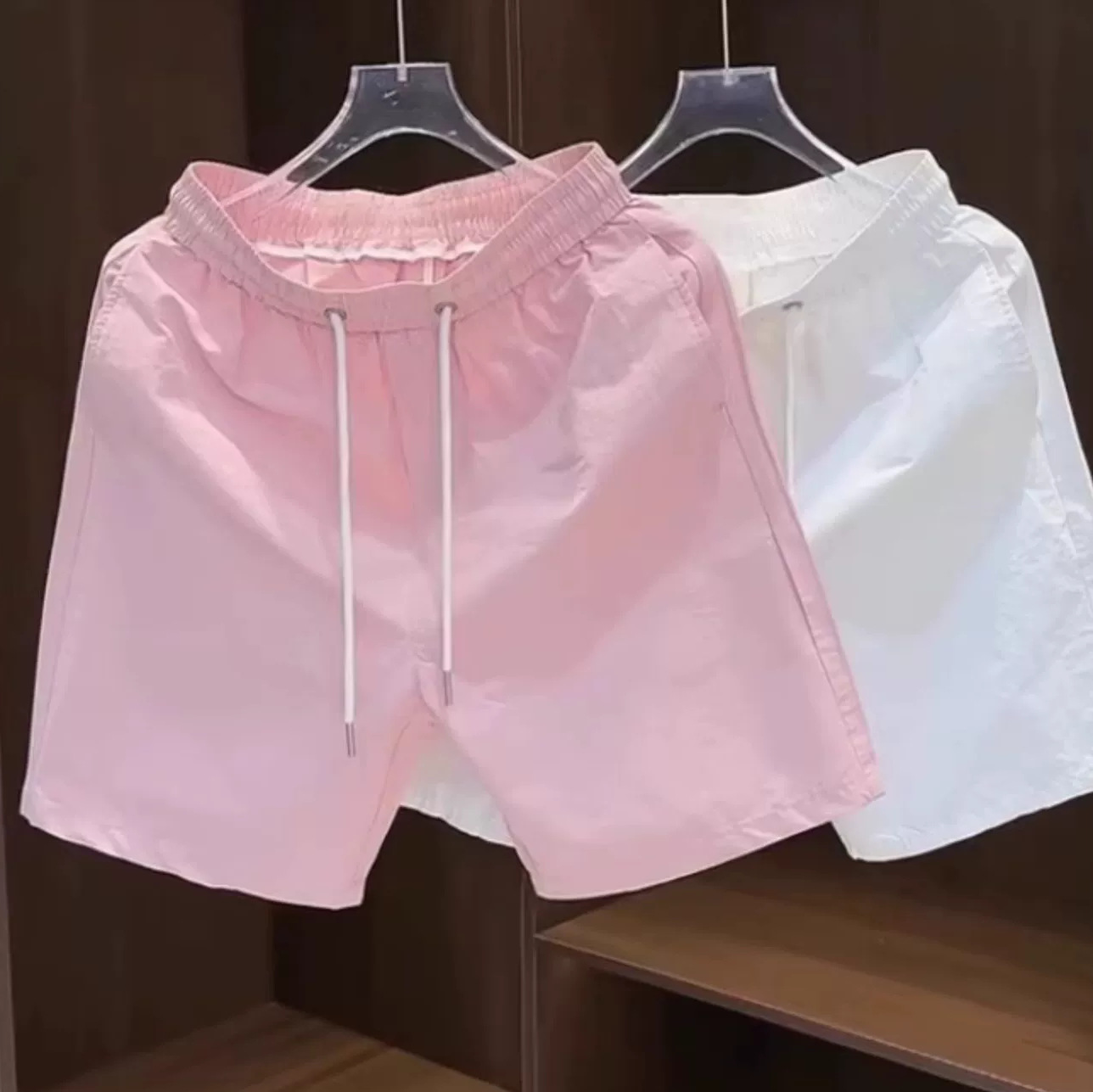 Herrenbekleidung Herren Sommer Dünne Shorts Vielseitige Mehrfarbige Einfarbige Lockere Mittellange Hose Einfaches Temperament Jugend Shorts_voghion.com