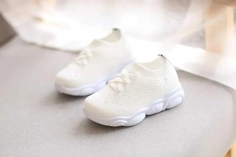Zapatillas deportivas antideslizantes de suela blanda para bebés, informales, planas, tallas para niños, primavera y verano, M241016_voghion.com