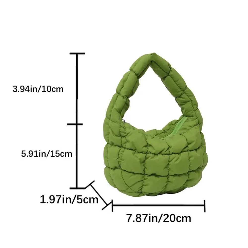 Borsa hobo puffer trapuntata donna elegante borsa a spalla_voghion.com