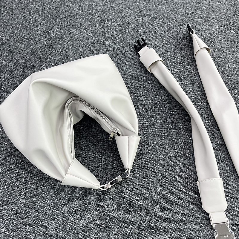 Version der einfachen Knödeltasche aus weichem Leder, 2025 neue Herrentasche, einfarbige Pendlertasche_voghion.com