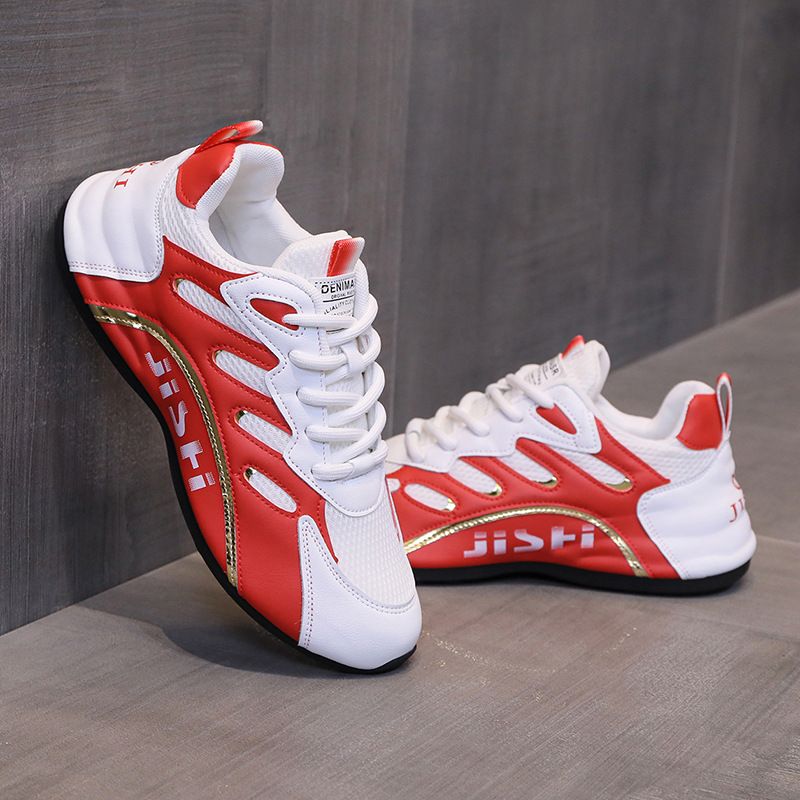 Herren Leder Wanderschuhe Schnürschuhe Freizeit Outdoor Mesh Schuhe_voghion.com