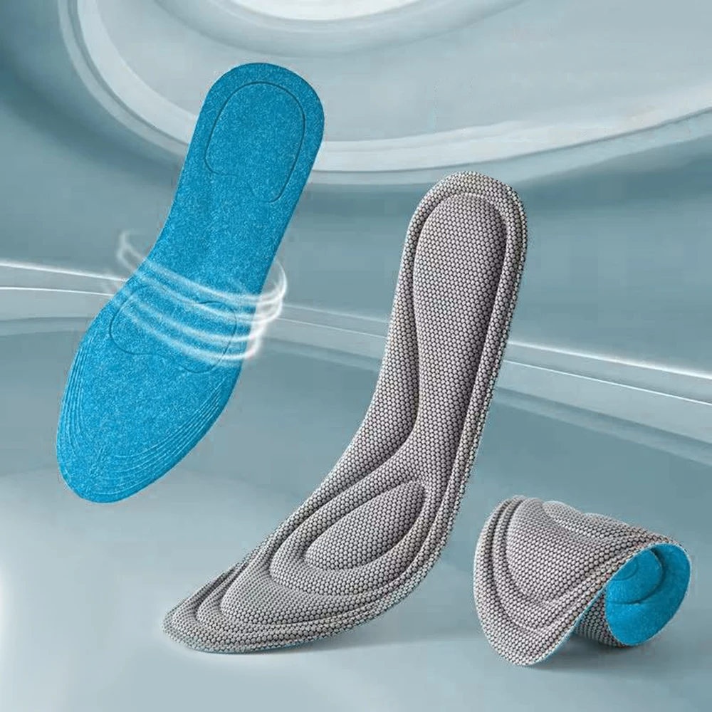 Solette ortopediche in nano memory foam per deodorizzazione antibatterica Inserti per assorbimento del sudore Scarpe sportive Cuscinetti da corsa_voghion.com